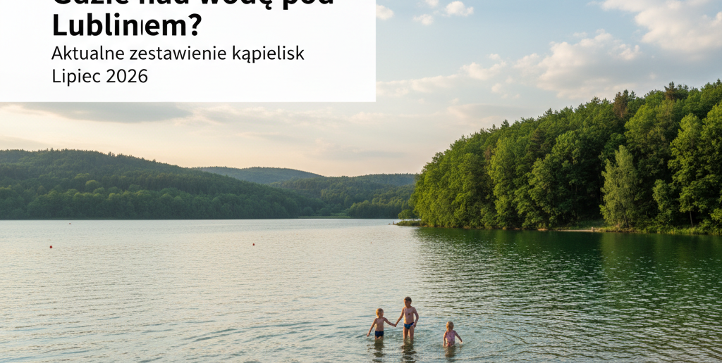 Gdzie nad wodę pod Lublinem? Aktualne zestawienie kąpielisk (Lipiec 2026)
