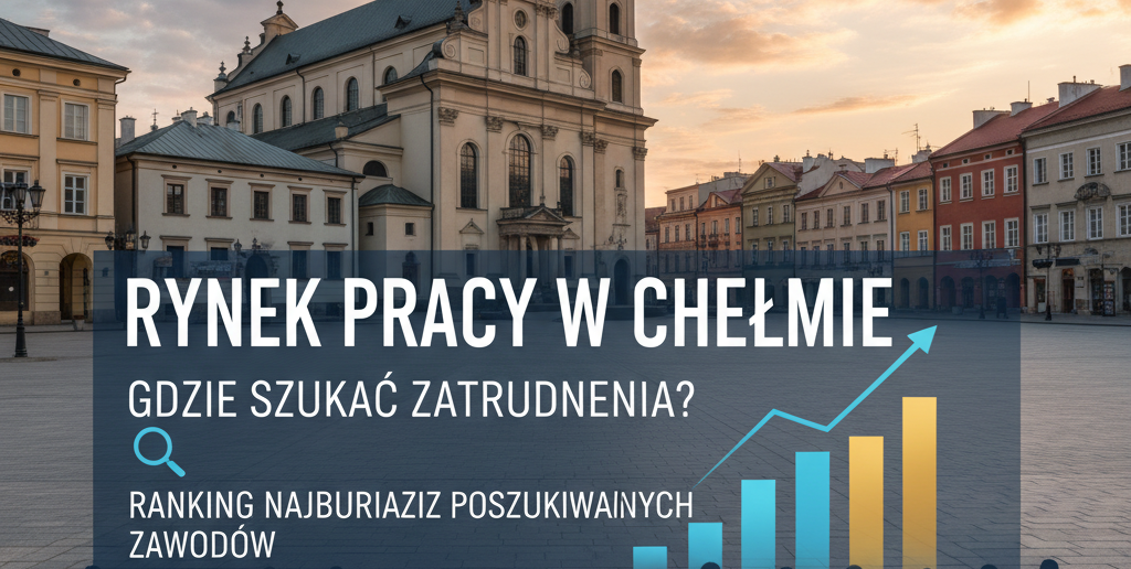 Rynek pracy w Chełmie: Gdzie szukać zatrudnienia? Ranking najbardziej poszukiwanych zawodów.